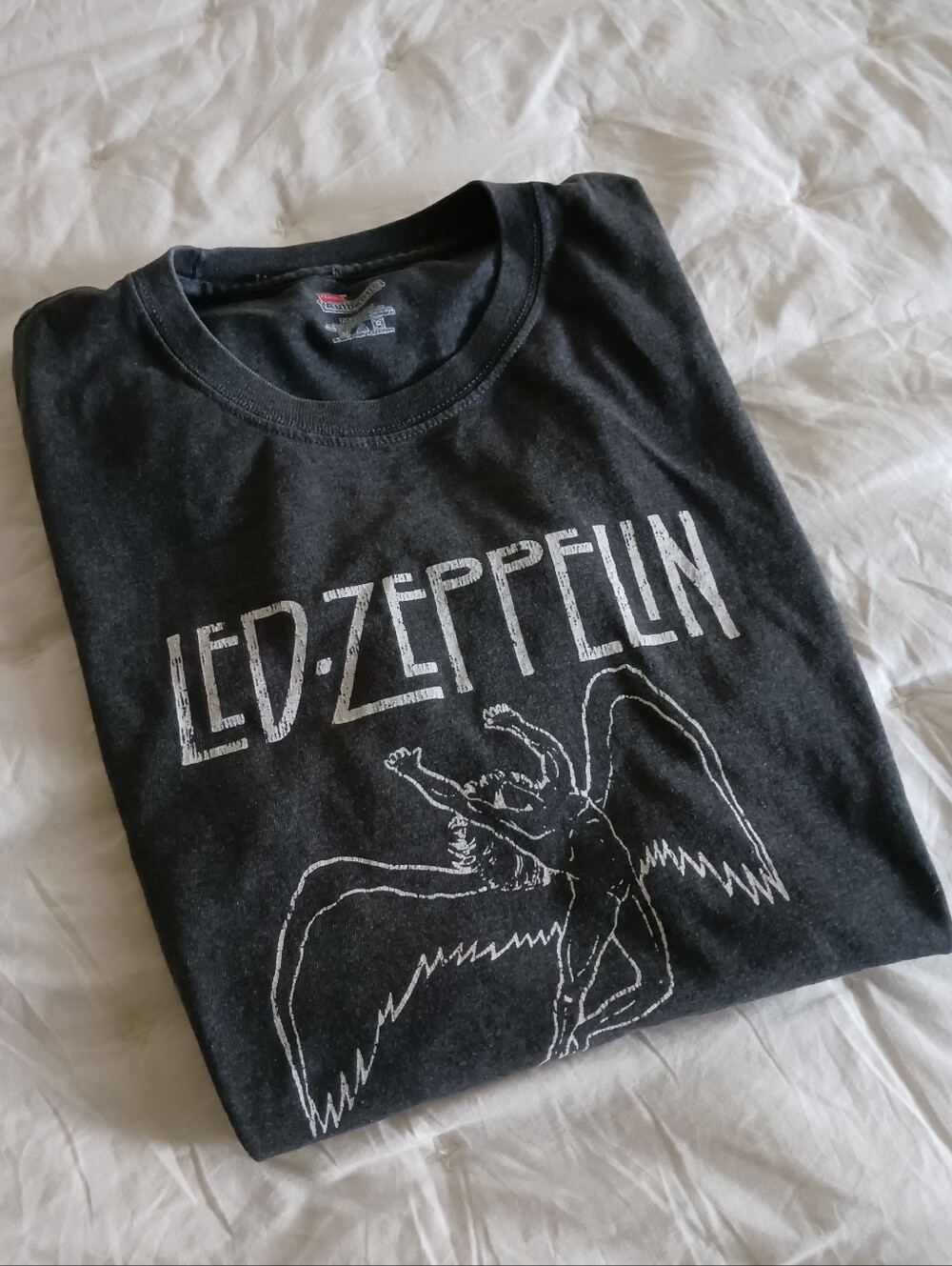 Hanes Black Led Zeppelin Graphic Tee